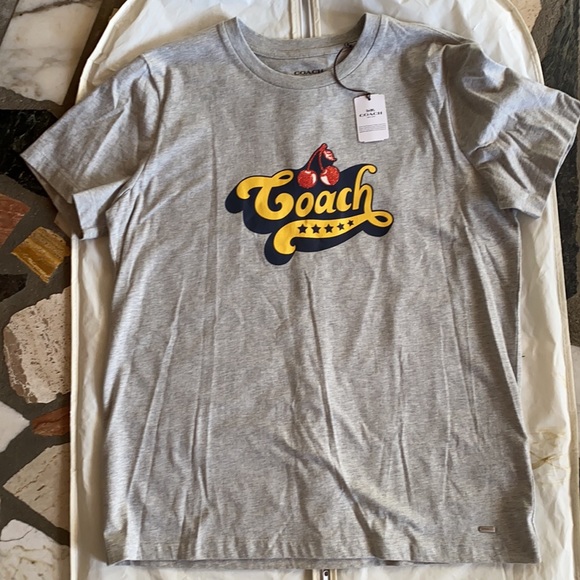 BNWT Coach brand grey T-shirt - Picture 2 of 6